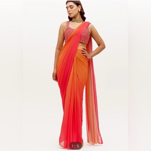 Mirai Drape Saree skirt size small. - Picture 1 of 6